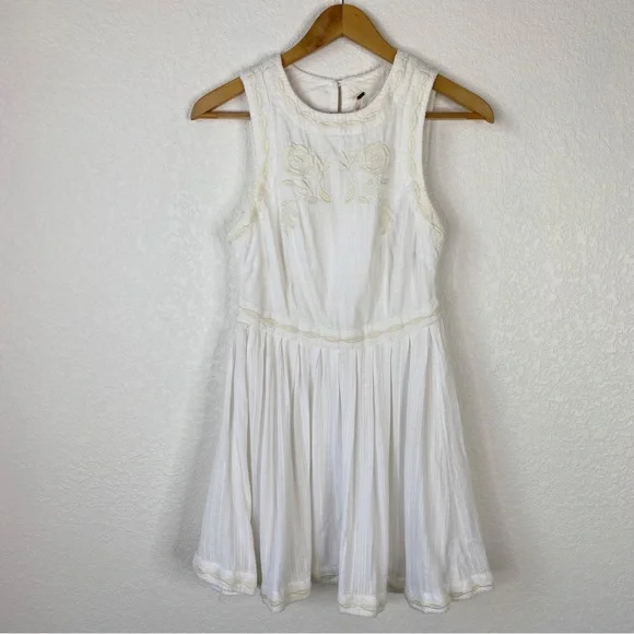 Embroidered Dress Free People Birds Of A Feather Dress Free People White  Birds Of A Feather